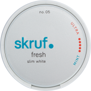 Skruf Fresh No. 5 Mint Ultra Strong Slim White