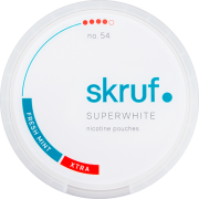 Skruf Super White Fresh #4 Extra Strong Slim
