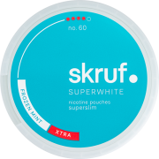 Skruf Superwhite No. 60 Frozen Mint Xtra Strong Superslim