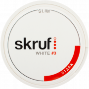 Skruf #3 Stark Slim White