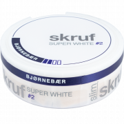 Skruf Super White Björnbär #2 Medium Slim