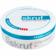 Skruf Super White Frozen Shot #4 Extra Strong Super Slim