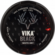 Vika Black Slim White Dry