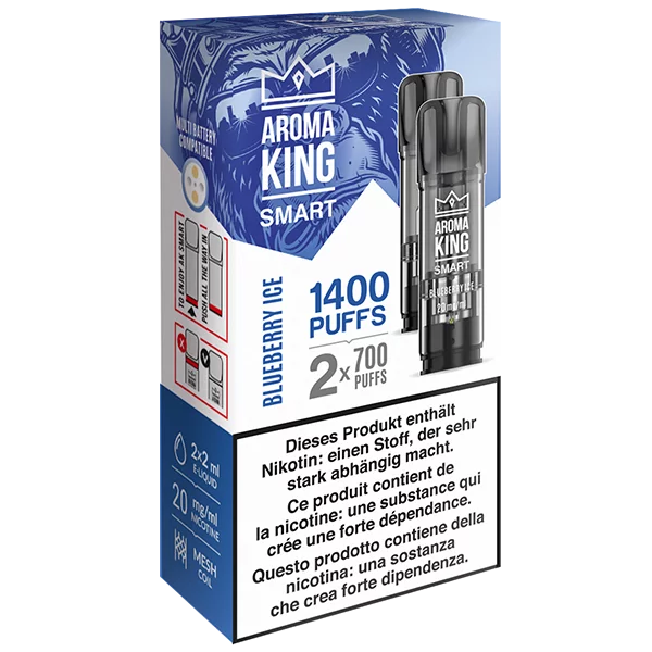 Aroma King SMART Blueberry Ice Pods 2x20mg | SnusExpress.ch Aroma King SMART Blueberry Ice Pods 2x20mg | SnusExpress.ch