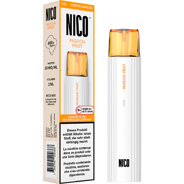 NICO BAR Passion Fruit 20 mg kaufen | SnusExpress.ch